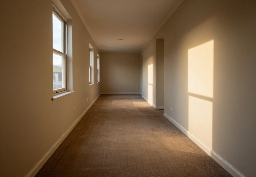 Dry and restored living room in Miranda after flood cleanup